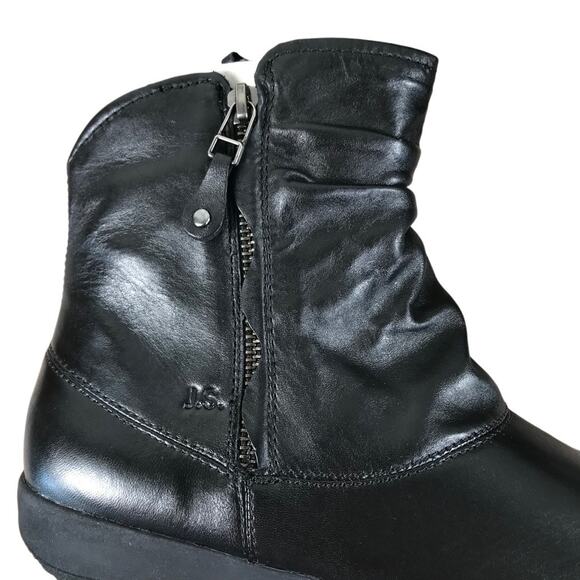 JOSEF SEIBEL Leather Bootie Women EU40/US9 Naly 24 Black Stylish Grunge Goth NWB - Picture 6 of 16